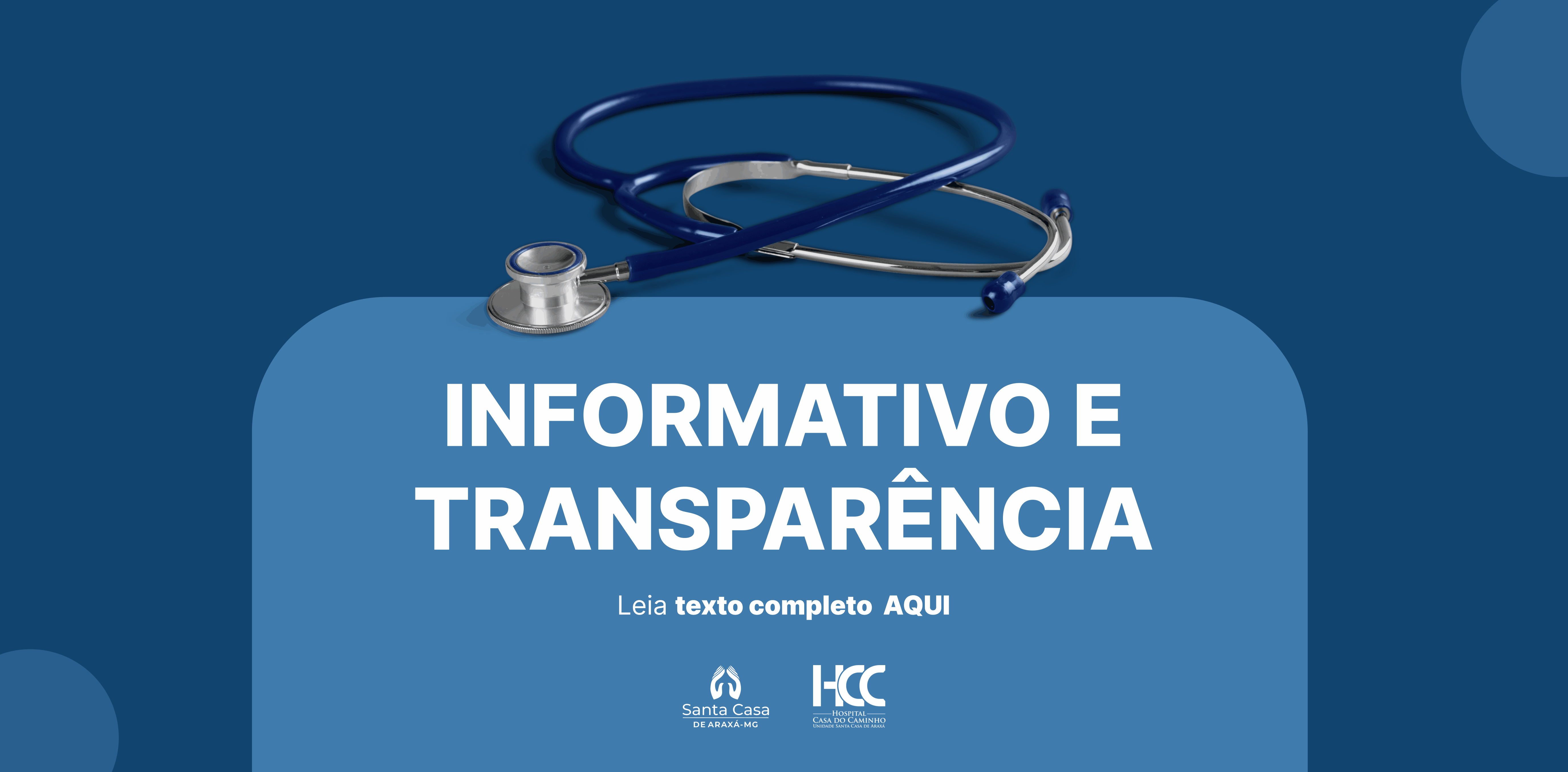 Imagem ilustrativa do post 'INFORMATIVO E TRANSPARÊNCIA'